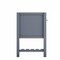 Castello Usa Alicia 30" Gray Vanity Base with Gold Handles CB-VEN-30G-GLD-VBO - alternate 2